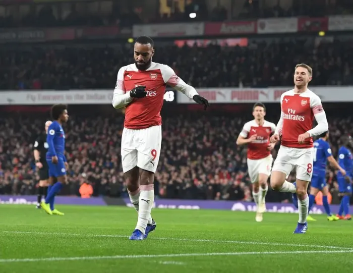 Framed Print : Alexis Lacazette's Thrilling Emirates Stunner: Arsenal's Gamechanger Goal vs. Chelsea, Premier League 2018-19 Framed Print : Alexis Lacazette's Thrilling Emirates Stunner: Arsenal's Gamechanger Goal vs. Chelsea, Premier League 2018-19