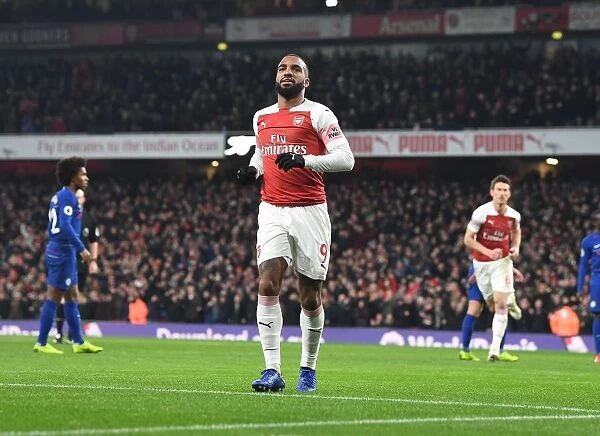 Alexis Lacazette's Thrilling Goal: Arsenal vs. Chelsea, Premier League 2018-19