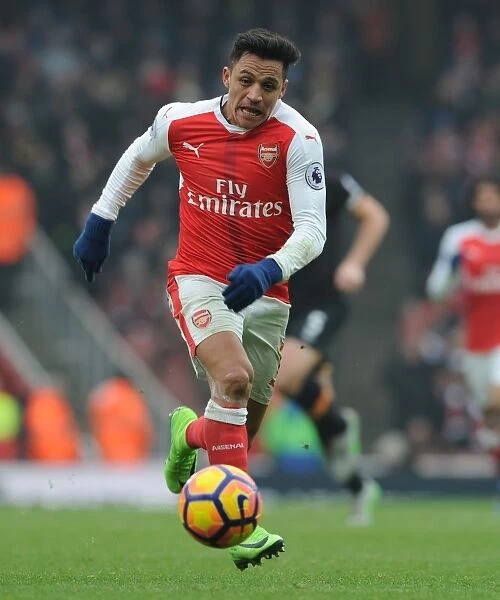 Alexis Sanchez: In Action for Arsenal Against Hull City (2016-17)