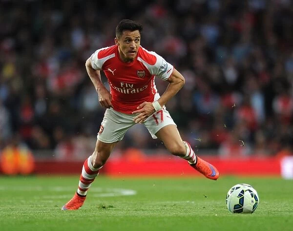 Alexis Sanchez: In Action for Arsenal Against Swansea City, Premier League 2014-2015