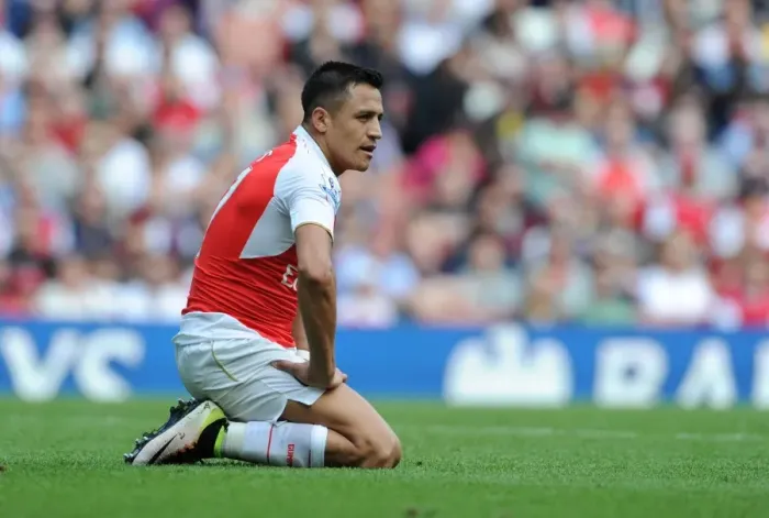 Framed Print : Alexis Sanchez in Action: Arsenal vs. Aston Villa, 2015-16 Premier League Framed Print : Alexis Sanchez in Action: Arsenal vs. Aston Villa, 2015-16 Premier League