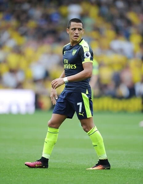 Alexis Sanchez in Action: Arsenal vs. Watford, 2016-17 Premier League