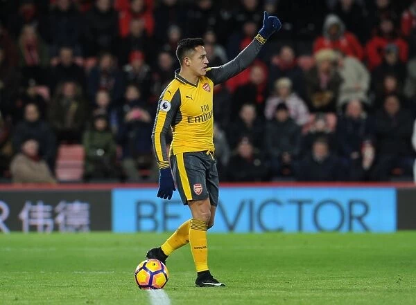 Alexis Sanchez in Action: Arsenal vs. AFC Bournemouth, Premier League 2016-17