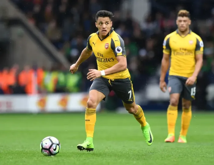 Framed Print : Alexis Sanchez in Action: Arsenal vs. West Bromwich Albion, Premier League 2016-17 Framed Print : Alexis Sanchez in Action: Arsenal vs. West Bromwich Albion, Premier League 2016-17