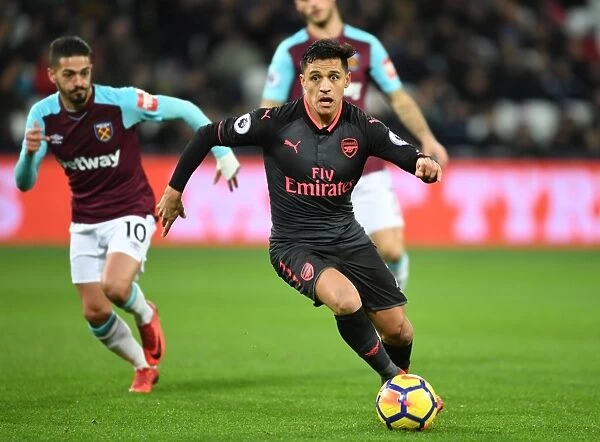 Alexis Sanchez in Action: Arsenal vs. West Ham United (2017-18) - Premier League Showdown