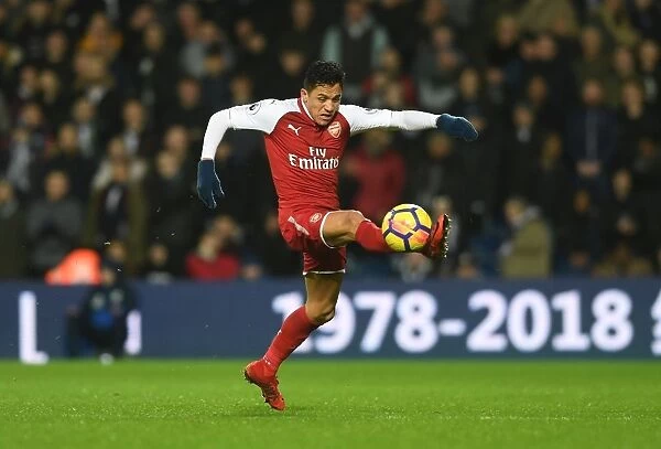 Alexis Sanchez in Action: Arsenal vs. West Bromwich Albion (December 2017)