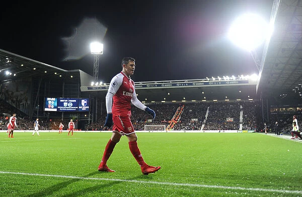 Alexis Sanchez in Action: Arsenal vs. West Bromwich Albion, Premier League 2017-18