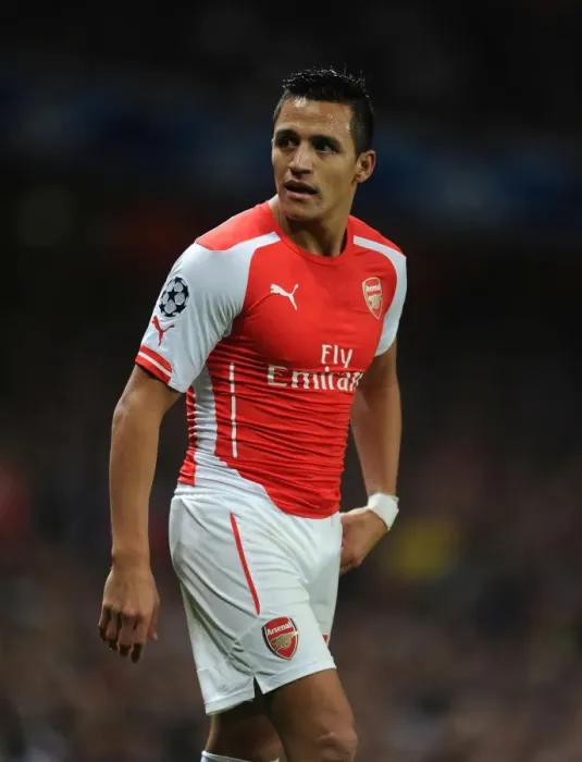 Framed Print : Alexis Sanchez in Action: Arsenal vs Besiktas, 2014 UEFA Champions League Framed Print : Alexis Sanchez in Action: Arsenal vs Besiktas, 2014 UEFA Champions League