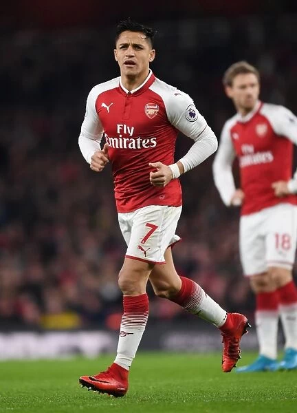 Alexis Sanchez in Action: Arsenal vs Liverpool (2017-18), Emirates Stadium