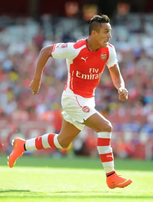 Framed Print : Alexis Sanchez in Action: Arsenal vs AS Monaco, Emirates Cup 2014 Framed Print : Alexis Sanchez in Action: Arsenal vs AS Monaco, Emirates Cup 2014
