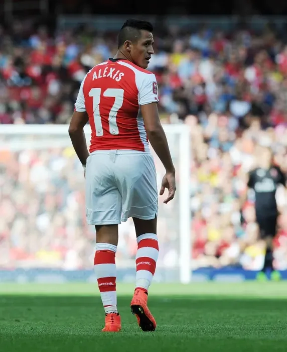 Framed Print : Alexis Sanchez in Action: Arsenal vs AS Monaco, Emirates Cup 2014 Framed Print : Alexis Sanchez in Action: Arsenal vs AS Monaco, Emirates Cup 2014