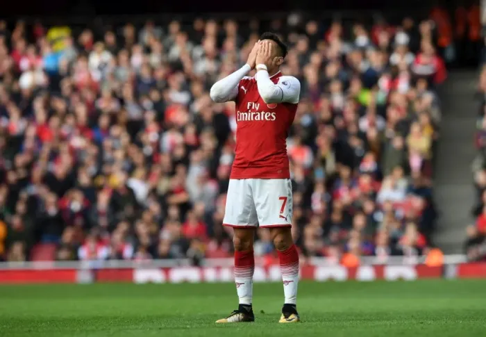 Framed Print : Alexis Sanchez in Action: Arsenal vs Swansea City, Premier League 2017-18 Framed Print : Alexis Sanchez in Action: Arsenal vs Swansea City, Premier League 2017-18
