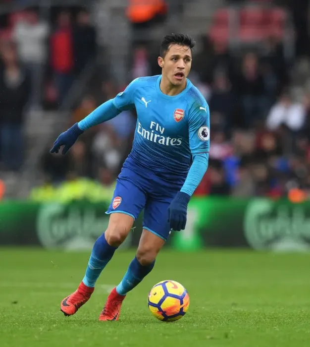 Framed Print : Alexis Sanchez in Action: Southampton vs Arsenal, Premier League 2017-18 Framed Print : Alexis Sanchez in Action: Southampton vs Arsenal, Premier League 2017-18