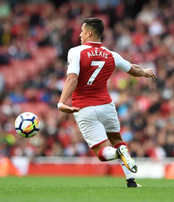 Framed Print : Alexis Sanchez (Arsenal). Arsenal 3: 0 AFC Bournemouth. Premier League. Emirates Stadium