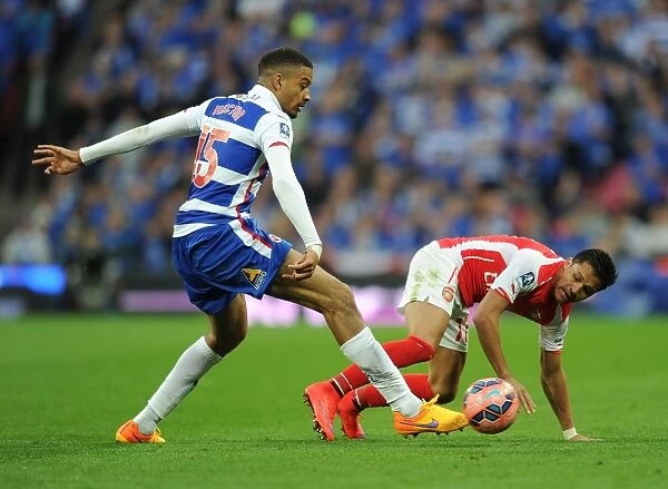 Alexis Sanchez (Arsenal) Michael Hector (Reading). Arsenal 2:1 Reading, after extra time