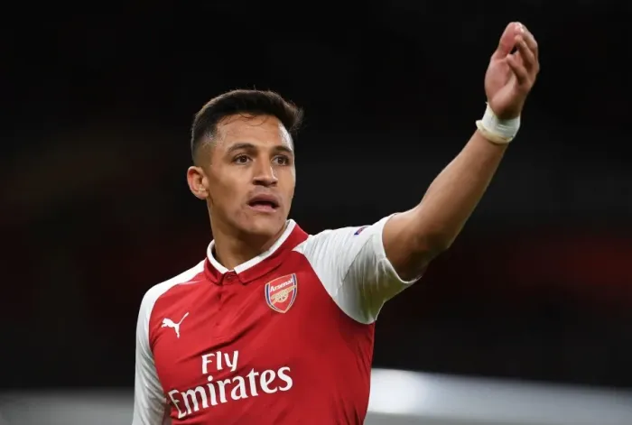 Framed Print : Alexis Sanchez: Arsenal Star in Action against 1. FC Koeln, UEFA Europa League (2017)