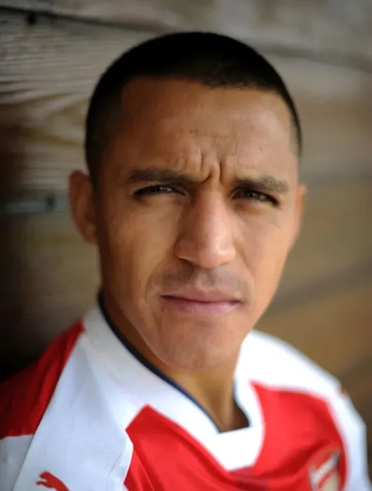 Framed Print : Alexis Sanchez at Arsenal's 2016-17 First Team Photocall