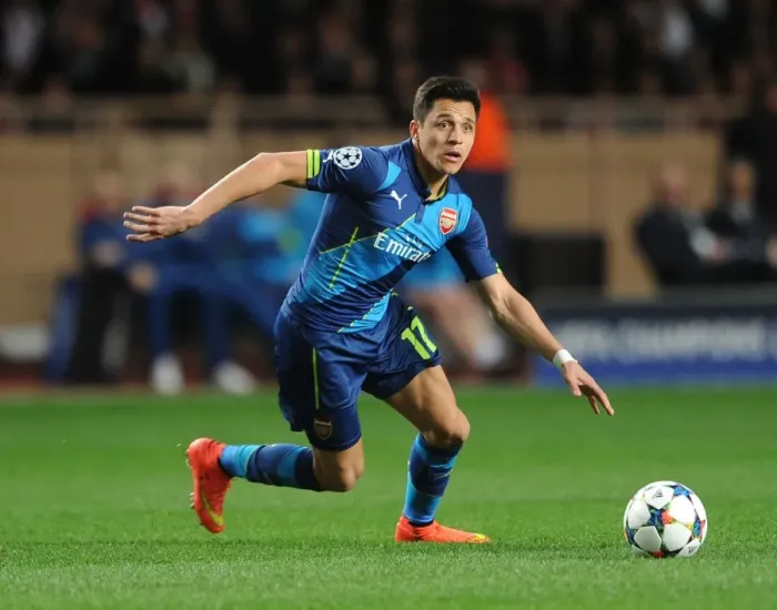 Framed Print : Alexis Sanchez: Arsenal's Champion League Threat against AS Monaco (March 2015) Framed Print : Alexis Sanchez: Arsenal's Champion League Threat against AS Monaco (March 2015)