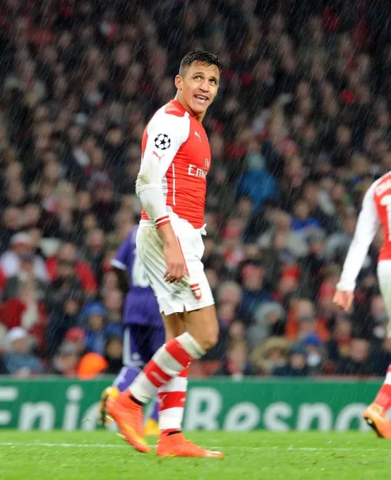 Framed Print : Alexis Sanchez: Arsenal's Champions League Threat Against RSC Anderlecht, 2014 Framed Print : Alexis Sanchez: Arsenal's Champions League Threat Against RSC Anderlecht, 2014