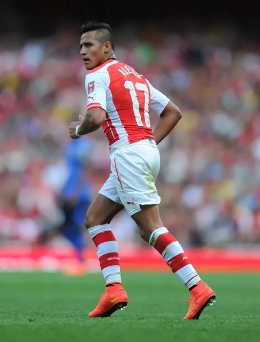 Framed Print : Alexis Sanchez: Arsenal's Dynamic Force Against AS Monaco, Emirates Cup 2014 Framed Print : Alexis Sanchez: Arsenal's Dynamic Force Against AS Monaco, Emirates Cup 2014