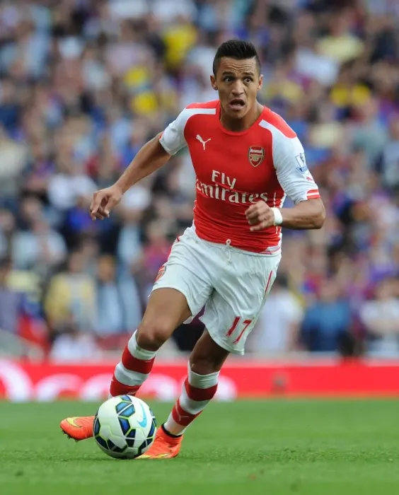 Framed Print : Alexis Sanchez: Arsenal's Dynamic Force vs. Crystal Palace, Premier League 2014 / 15