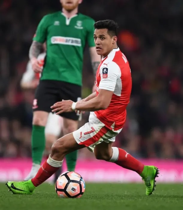 Framed Print : Alexis Sanchez: Arsenal's FA Cup Hero in Thrilling Quarters Clash vs. Lincoln City Framed Print : Alexis Sanchez: Arsenal's FA Cup Hero in Thrilling Quarters Clash vs. Lincoln City