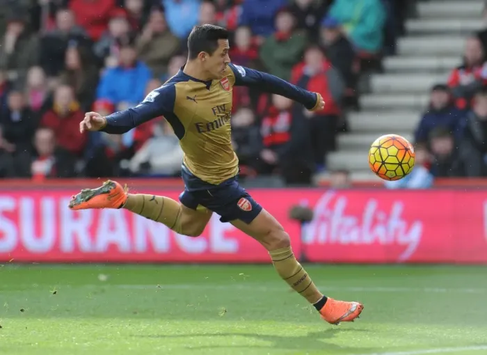 Framed Print : Alexis Sanchez: Arsenal's Radiant Forward Dazzles in Premier League Clash Against Bournemouth, 2015-16 Framed Print : Alexis Sanchez: Arsenal's Radiant Forward Dazzles in Premier League Clash Against Bournemouth, 2015-16