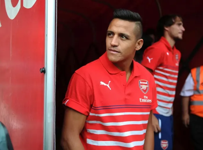 Framed Print : Alexis Sanchez: Arsenal's Radiant Forward Shines in Emirates Cup Showdown against Valencia and AS Monaco