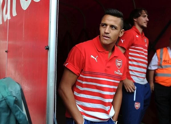 Alexis Sanchez: Arsenal's Star Forward in Emirates Cup Action