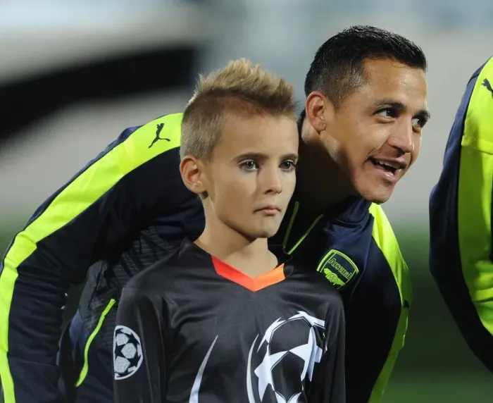 Framed Print : Alexis Sanchez: Arsenal's Star Forward Faces Ludogorets in Champions League