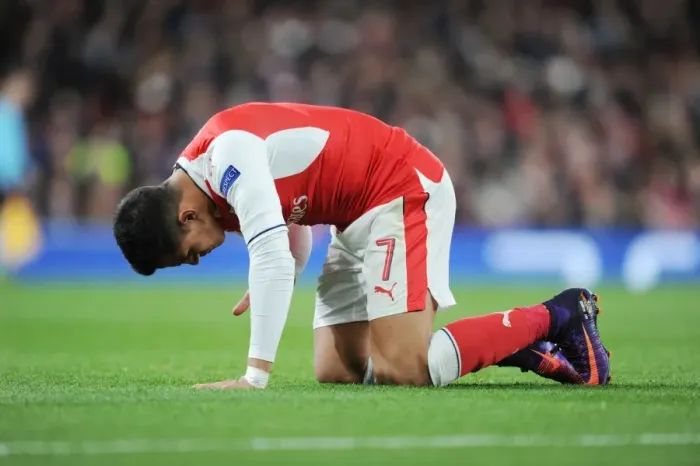 Framed Print : Alexis Sanchez: Arsenal's Star Performer in Champions League Clash Against Ludogorets Razgrad