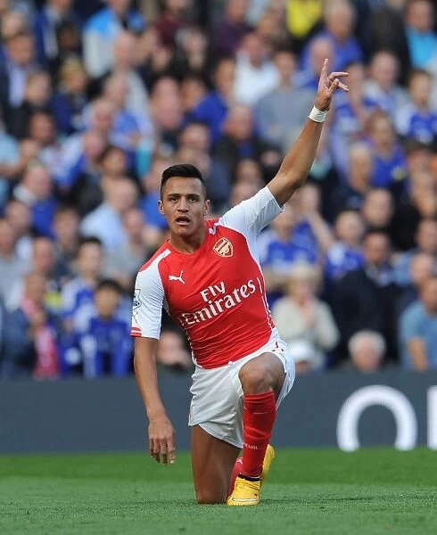 Alexis Sanchez Faces Off: Chelsea vs. Arsenal, Premier League 2014-15
