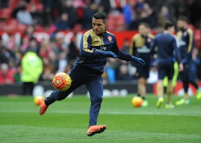 Framed Print : Alexis Sanchez: Gearing Up for Manchester United vs. Arsenal Clash, Premier League 2016