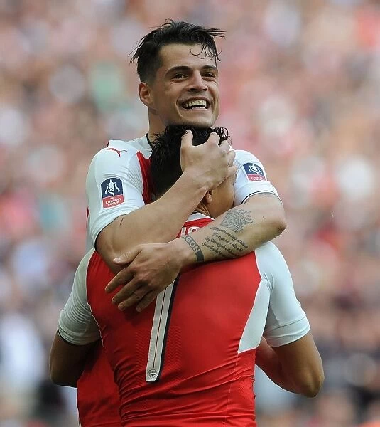 Alexis Sanchez and Granit Xhaka's Unforgettable Moment: Arsenal's FA Cup Semi-Final Victory Over Manchester City