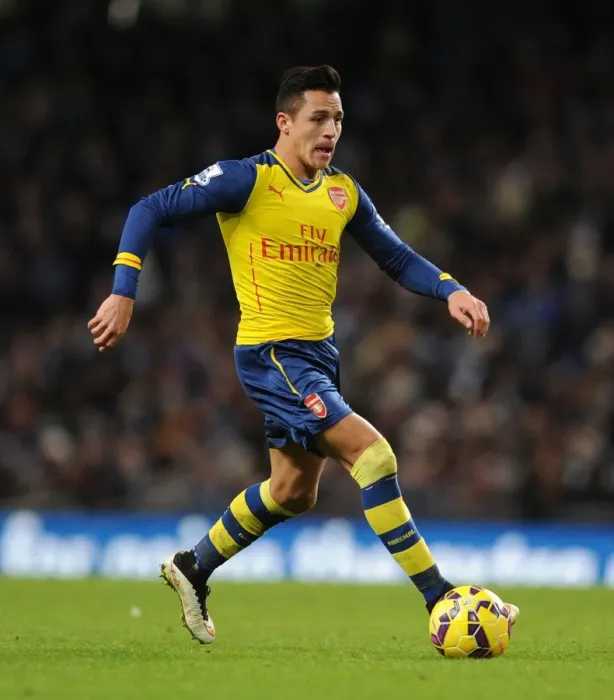 Framed Print : Alexis Sanchez: Manchester City vs. Arsenal, Premier League Showdown (2014-15)