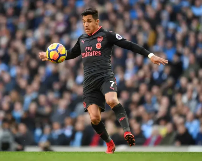 Framed Print : Alexis Sanchez: Manchester City vs. Arsenal, Premier League Showdown (2017-18) Framed Print : Alexis Sanchez: Manchester City vs. Arsenal, Premier League Showdown (2017-18)
