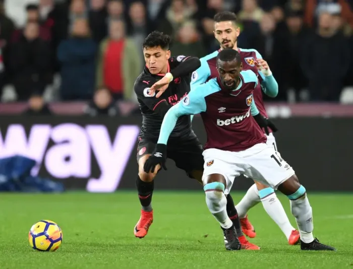 Framed Print : Alexis Sanchez Outmaneuvers Pedro Obiang: A Premier League Showdown Framed Print : Alexis Sanchez Outmaneuvers Pedro Obiang: A Premier League Showdown