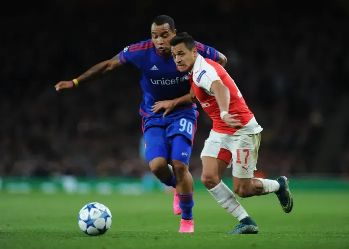 Framed Print : Alexis Sanchez Outsmarts Felipe Pardo: Arsenal's Masterclass in the 2015 Champions League Clash Framed Print : Alexis Sanchez Outsmarts Felipe Pardo: Arsenal's Masterclass in the 2015 Champions League Clash