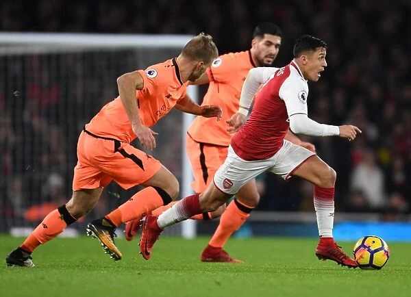 Alexis Sanchez Outsmarts Ragnar Klavan: A Premier League Moment from Arsenal vs. Liverpool (2017-18)