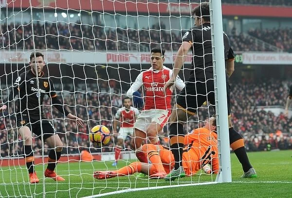 Alexis Sanchez Scores: Arsenal vs Hull City, Premier League 2016-17