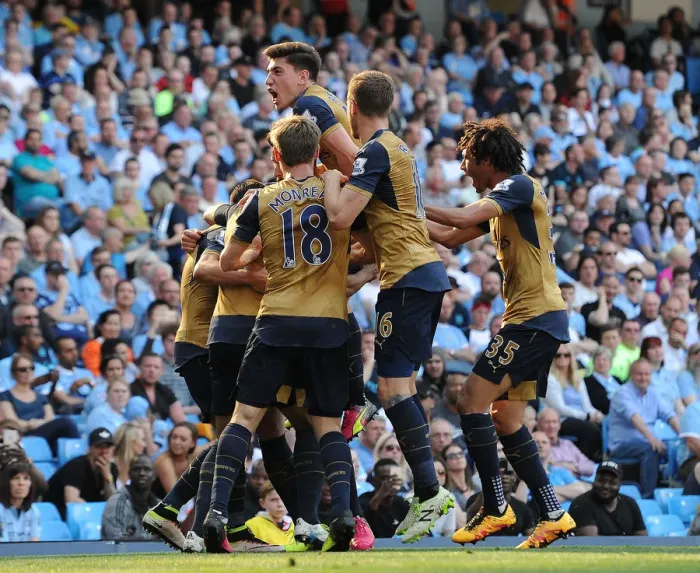 Framed Print : Alexis Sanchez Scores Arsenal's Second Goal: Manchester City vs Arsenal (May 2016) Framed Print : Alexis Sanchez Scores Arsenal's Second Goal: Manchester City vs Arsenal (May 2016)