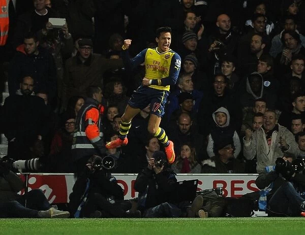 Alexis Sanchez Scores Arsenal's Second Goal vs. Queens Park Rangers (2015)