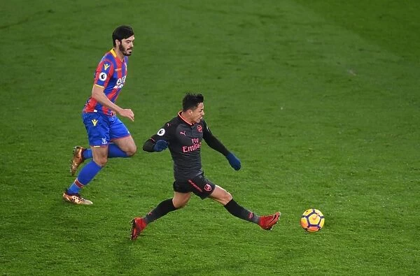 Alexis Sanchez Scores Dramatic Goal Past James Tomkins in Crystal Palace vs Arsenal Premier League Clash