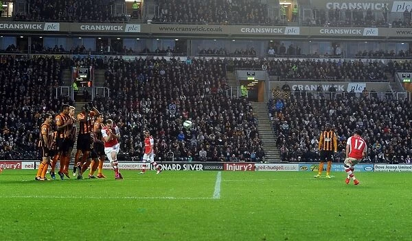 Alexis Sanchez Scores First Arsenal Goal: Hull City 1-1 Arsenal, Premier League 2014 / 15