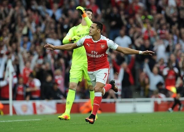 Alexis Sanchez Scores First Goal: Arsenal vs. Chelsea, Premier League 2016-17