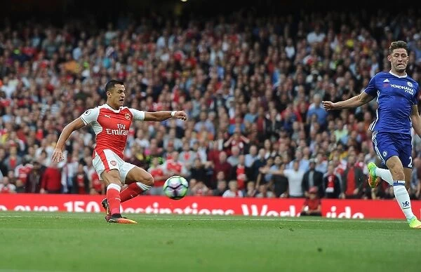 Alexis Sanchez Scores First Goal: Arsenal vs. Chelsea, 2016-17 Premier League