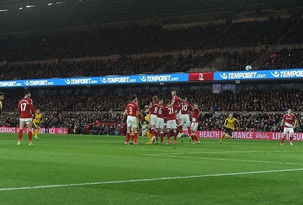 Alexis Sanchez Scores the Game-Winning Goal Past Guzan: Arsenal's Triumph over Middlesbrough in the Premier League (2016-17)