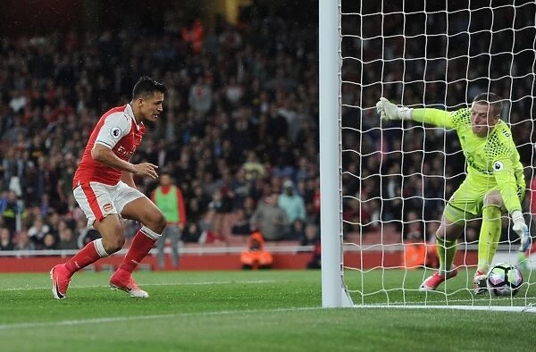 Alexis Sanchez Scores the Opener: Arsenal vs. Sunderland, Premier League 2016-17