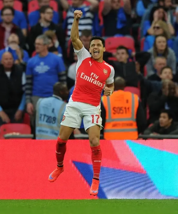 Framed Print : Alexis Sanchez Scores His Second: Arsenal's FA Cup Semi-Final Victory over Reading (2015) Framed Print : Alexis Sanchez Scores His Second: Arsenal's FA Cup Semi-Final Victory over Reading (2015)