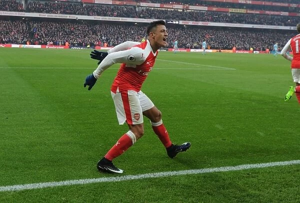Alexis Sanchez Scores His Second: Arsenal's Triumph over Burnley, Premier League 2016-17